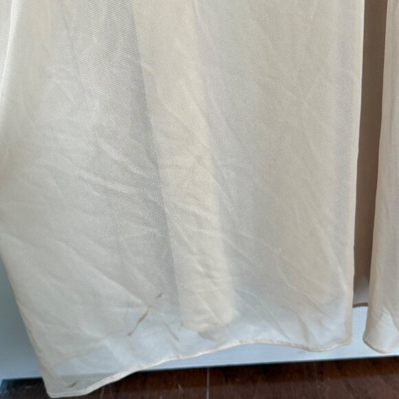 Azazie Dress Womens 6 Beige Bridesmaid Wedding C Cup Maxi Formal Elegant Neutral - Picture 9 of 16